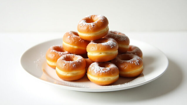 Keke 'isiti, a decadent stack of golden-brown Tongan donuts
