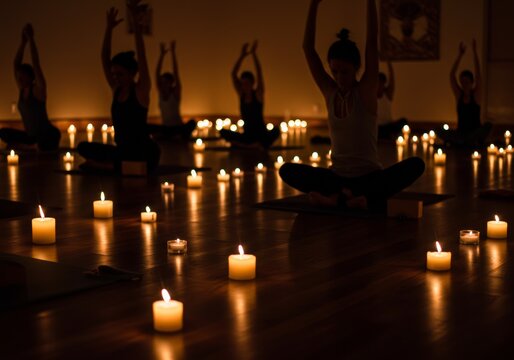 Zen Yoga Class with Peaceful Ambience - Powered by Adobe