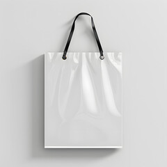 Retail Hanging Package with Display Window and Hole Punch Isolated on Transparent or White Background, PNG