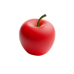 Obraz premium Red Apple, Juicy Fruit, Healthy Snack, Vitamin C, Delicious Treat, Crisp Bite, Perfect for Dieting