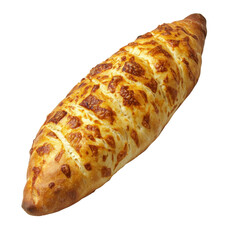 Freshly Baked Golden Brown Croissant with Flaky Texture and Shine