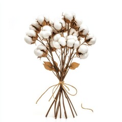 Cotton bouquet, natural