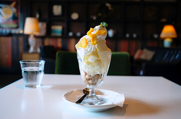 Tropical Coconut Milk Parfait