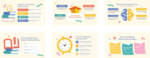 Student Productivity Tips Infographic