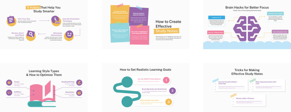 Academic Study Hacks Infographic
