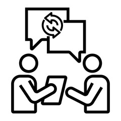 feedback Line Icon