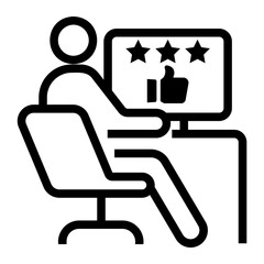 feedback Line Icon