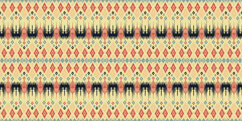 Navajo tribal vector seamless pattern. Native American ornament. Ethnic South Western decor style. Boho geometric ornament. Vector seamless pattern. Mexican blanket, rug. Woven carpet illustration