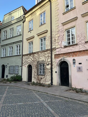 old town street in warsaw