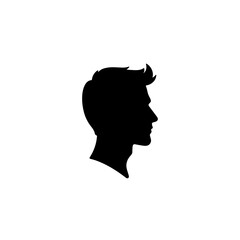 man profiles silhouette , man avatar