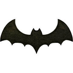 コウモリ　水彩　ハロウィン　イラスト