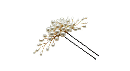 Delicate pearl hair pin accessory