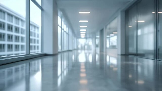 empty white clean office room