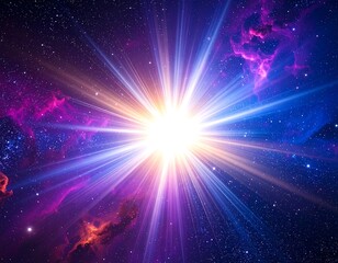 Cosmic explosion in space (1)