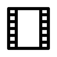 Obraz premium Film Strip icon thick bold line