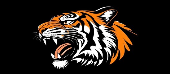 Stylized tiger head illustration conveying strength and bold character design