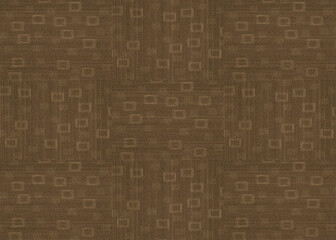 light brown patterned square tiles carpet with stains for hotels and office buildings
