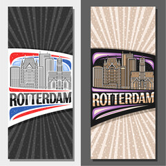 Vector vertical layouts for Rotterdam