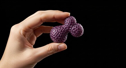 Hand shows and holds human Pineal gland.
