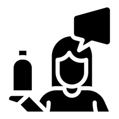 influencer Solid icon