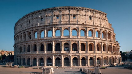 Colosseum in Rome, Italy, no logos, no brands