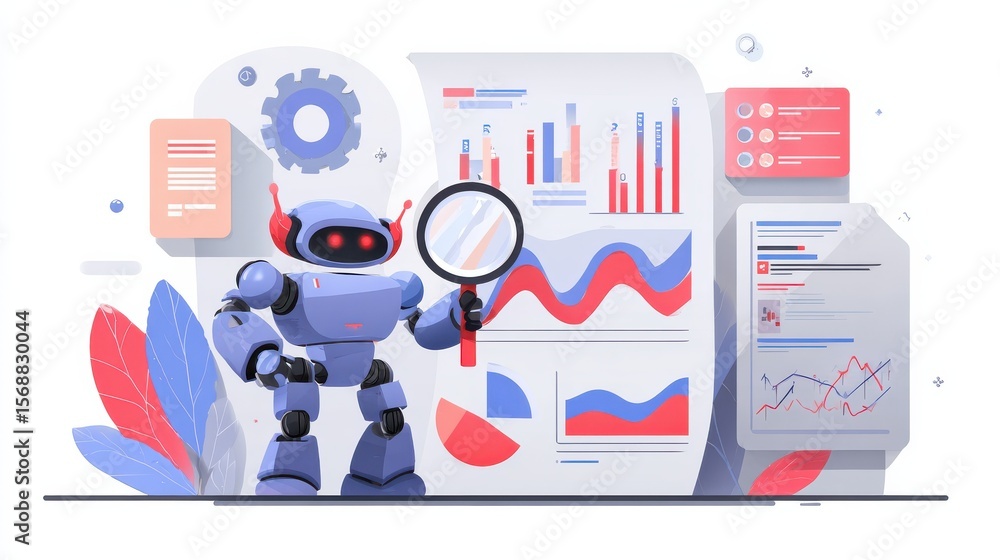 Poster big data abstract concept vector illustration set. analytics and data science, financial data manage