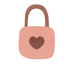 heart with lock