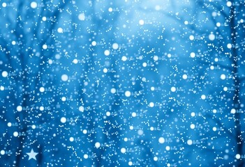 Obraz premium Falling snow on a wintery background, perfect for Christmas cards and festive designs, snowflake, season