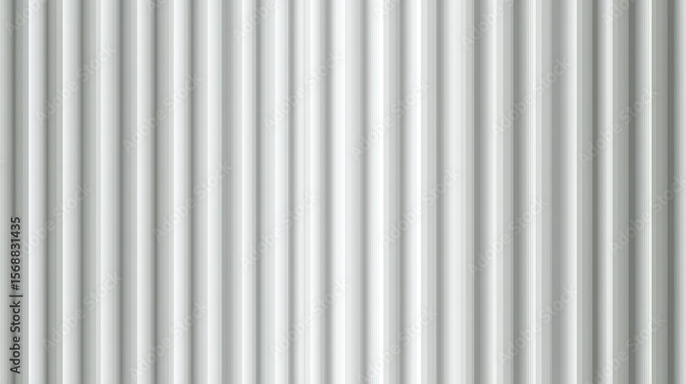 Poster a seamless pattern of white vertical lines, designed for subtle tiling applications.