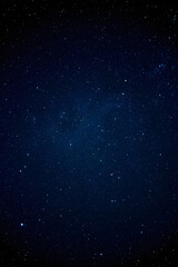 Naklejka premium Starry night sky filled with bright stars and galaxy lights