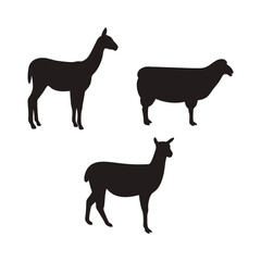 silhouettes of animals