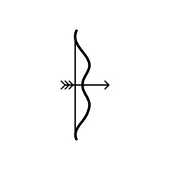 archery icon or logo isolated sign symbol, trendy style illustration for web and app..eps