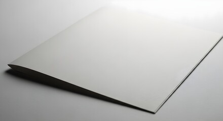 Blank Brochure Mockup Subtle Lighting Studio Shot