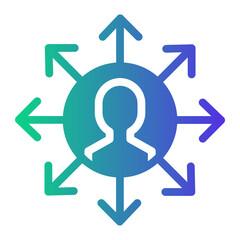 influencer Gradient icon