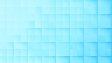 Abstract 3d modern square background. Blue geometric pattern texture. vector art illustration