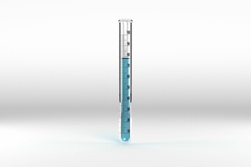 Test tube with chemical solution