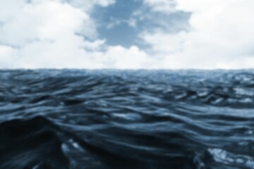 Surface level of sea against sky