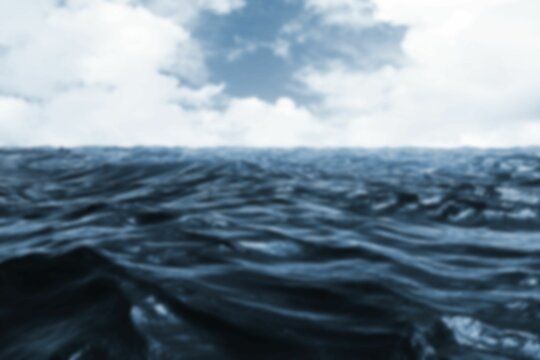 Fototapeta Surface level of sea against sky
