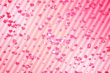 Digitally generated girly heart design
