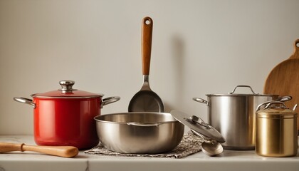 cooking pots and pans