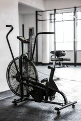 Exercise bike in the studio
