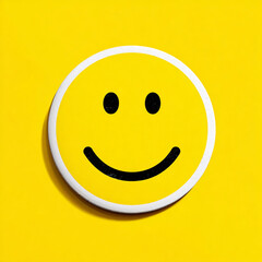 Fototapeta premium happy smiley face. Generative AI