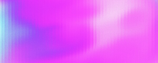 Abstract background of shiny pink purple liquid gradient with stripes effect. Refraction of wavy striped glass.