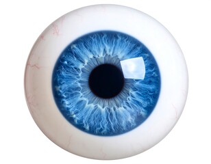 Close-up of a realistic blue eye