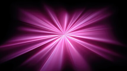 Vibrant Pink Light Rays Creating Dynamic Abstract Background Design