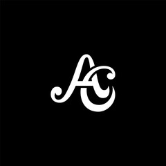 AC, CA letters abstract logo monogram