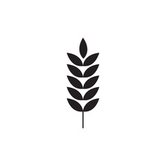 grain icon isolated sign symbol vector, flat black simple illustration for web and app..eps