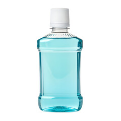Mouthwash Bottle Without Name on Transparent Background