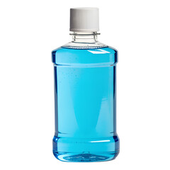 Mouthwash Bottle Without Name on Transparent Background