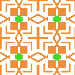 Abstract geometric pattern, colorful design, modern art print